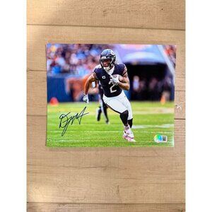 Dj Moore signed autographed Chicago Bears 8x10 Photo Beckett Witness